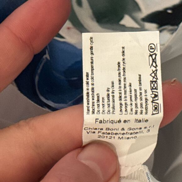 Chiara Boni La Petite Robe  Triana Floral Wrap Dress Size 42 - Picture 7 of 7